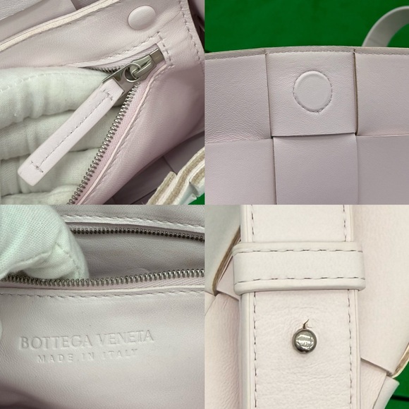 Authentic Bottega Veneer light pink small cassette bag - Picture 14 of 17